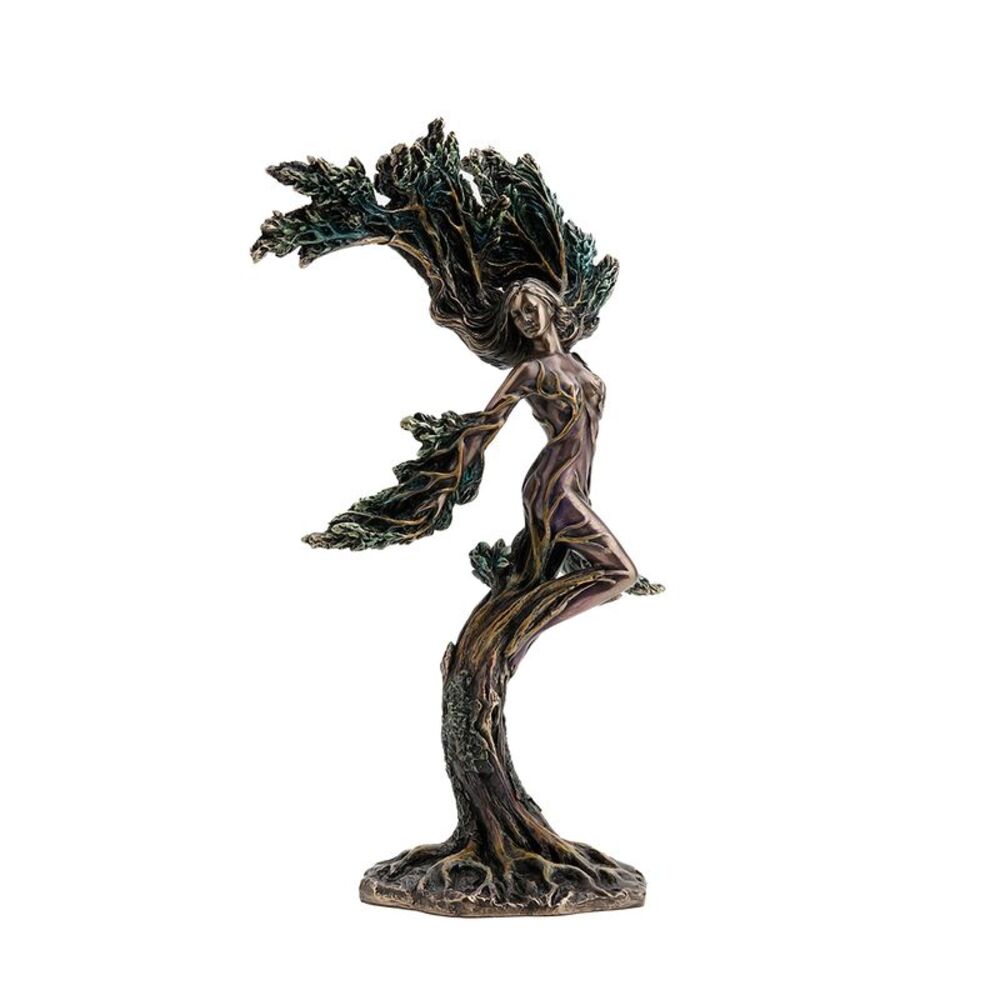 Bronze Finished Meliae The Forest Nymph Statue Greek Mythology - Picture 8 of 8